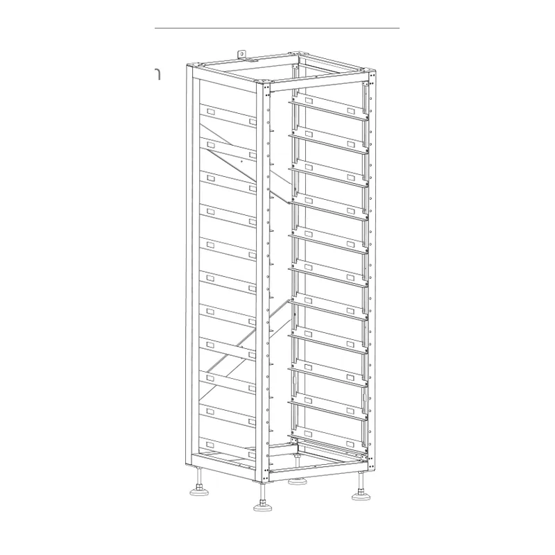 Батарейная стойка DEYE BOS-A-RACK11, изображение 1