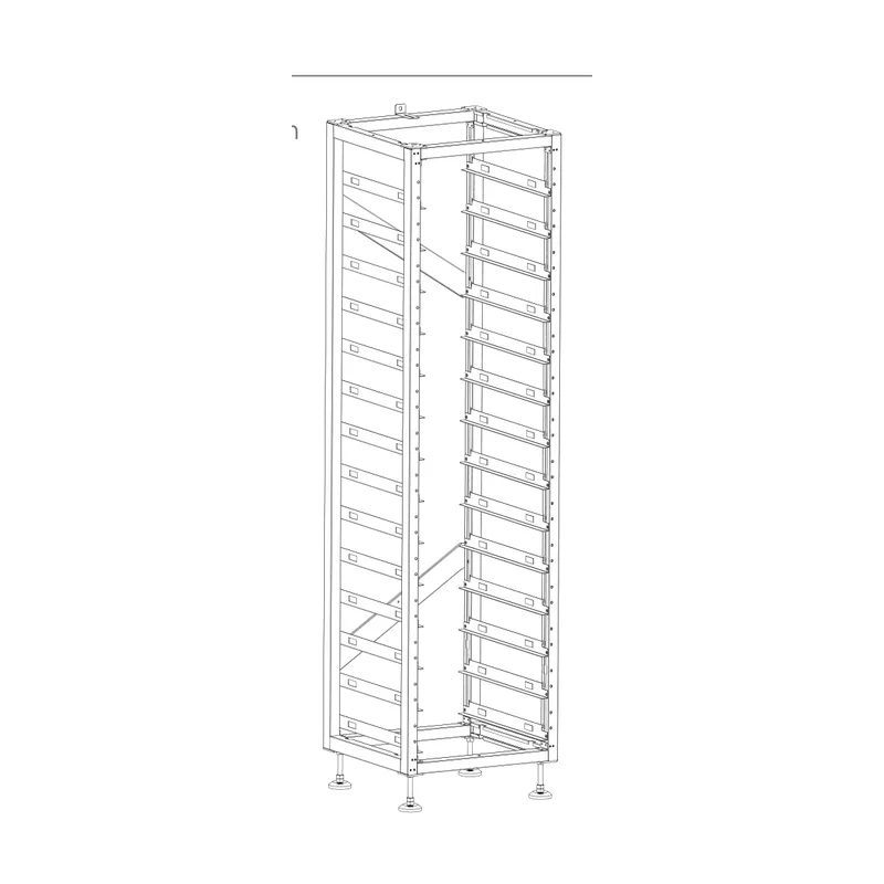 Батарейная стойка DEYE BOS-A-RACK14, изображение 1